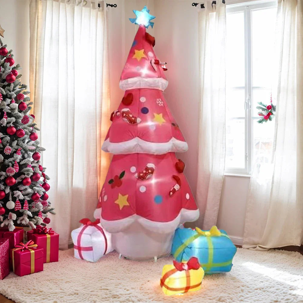 Inflatable Christmas Tree with LED Lights-2