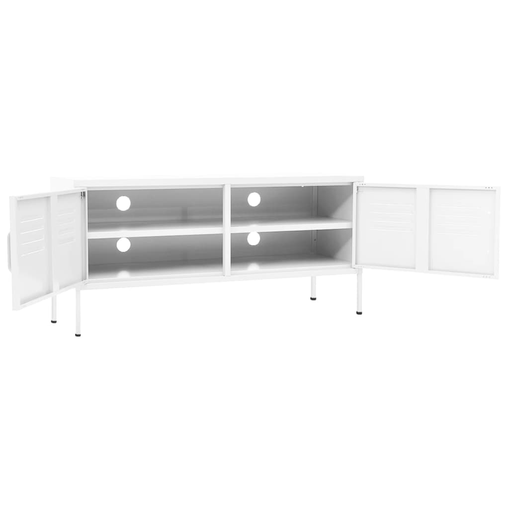 vidaXL TV Stand TV Unit Sideboard Home TV Console Media Unit Cupboard Steel by VidaXL