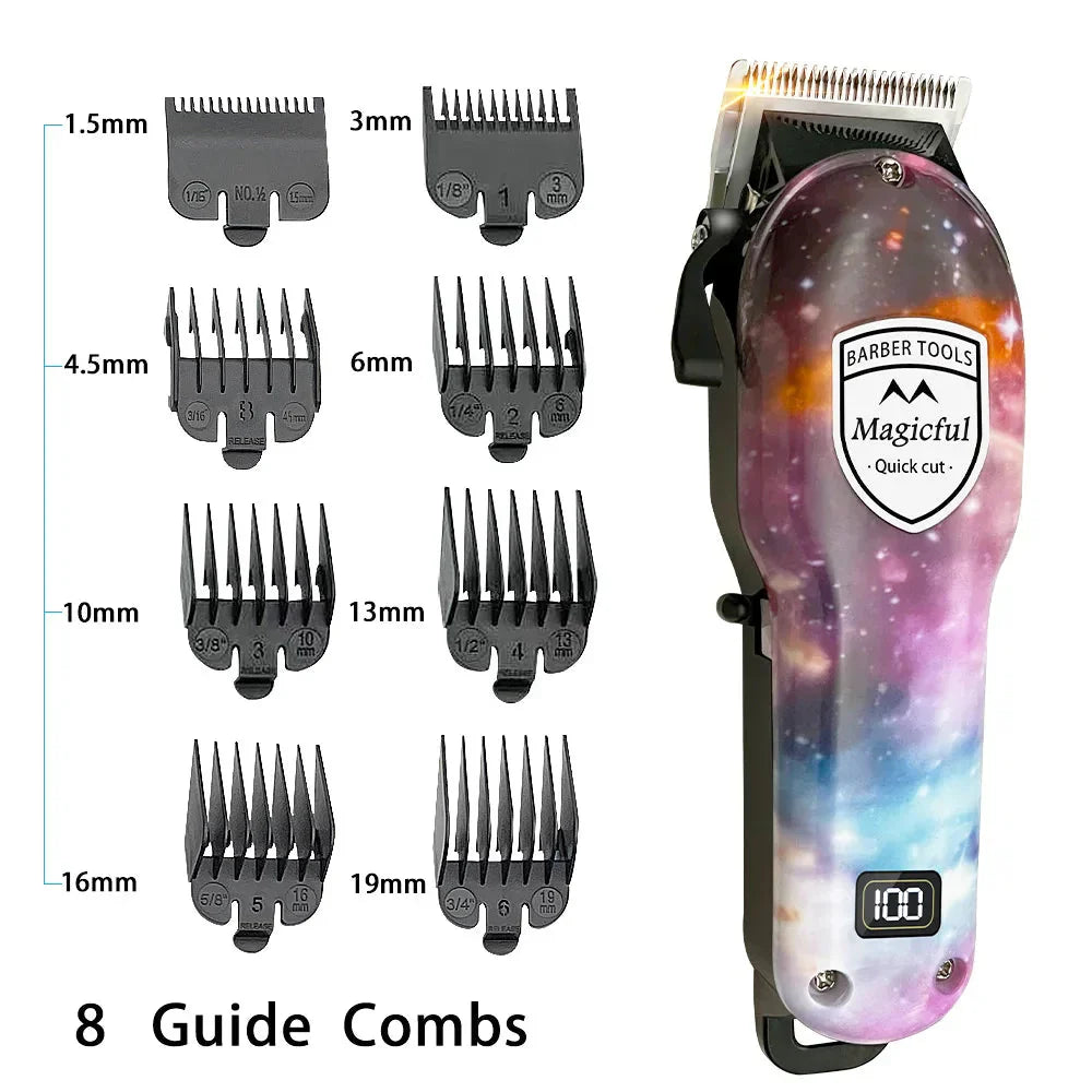 Hair Trimmer for Men Adjustable Electric Clipper with Digital Display-1