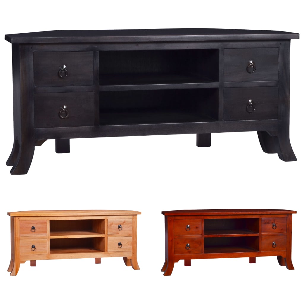 vidaXL TV Stand TV Unit Sideboard TV Console Media Unit Solid Mahogany Wood by VidaXL