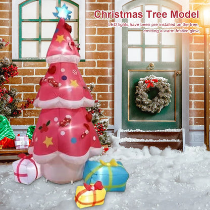Inflatable Christmas Tree with LED Lights-3