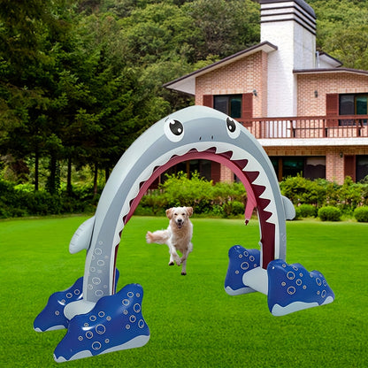 Inflatable Water Sprinkler Archway Outdoor Holiday Decor-2