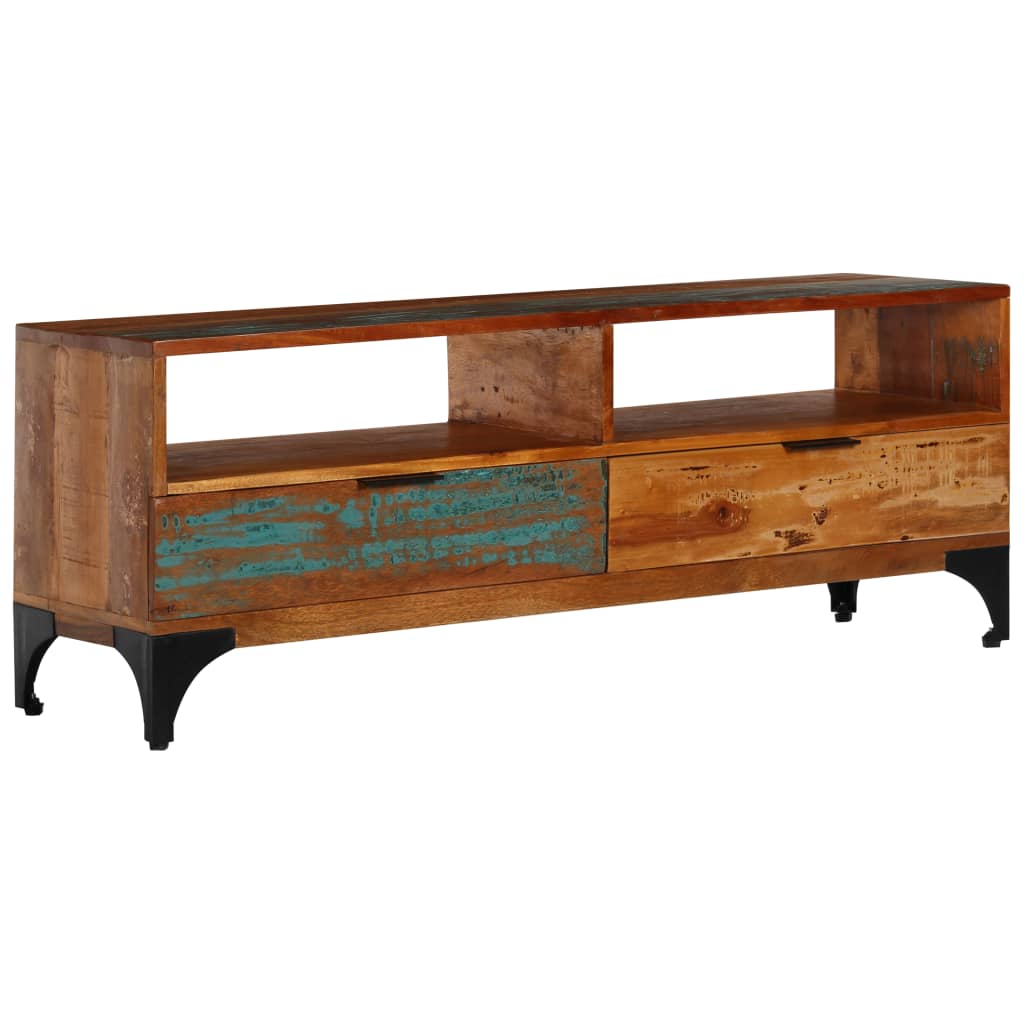 vidaXL TV Stand Monitor Stand Desktop Stand TV Console Media Unit Mango Wood by VidaXL