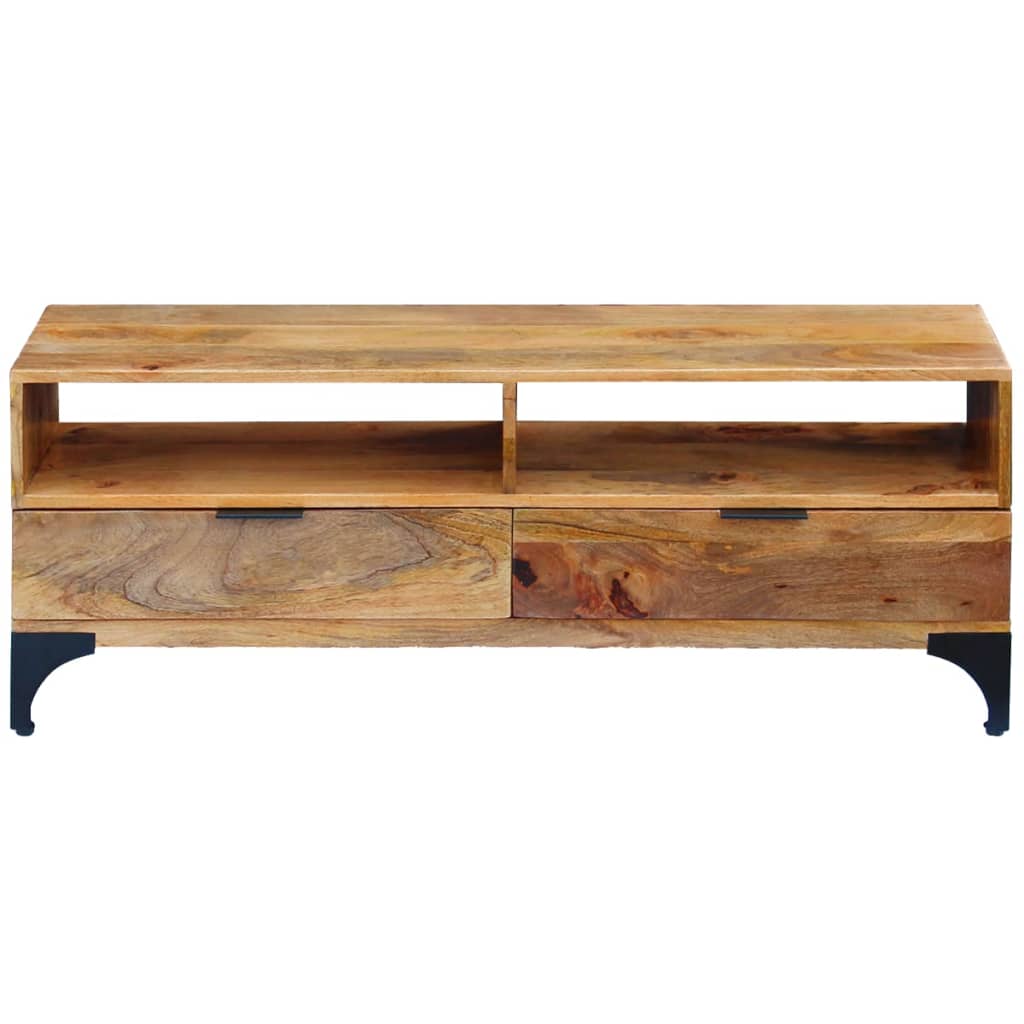 vidaXL TV Stand Monitor Stand Desktop Stand TV Console Media Unit Mango Wood by VidaXL