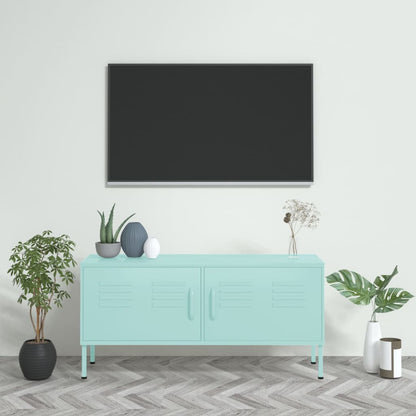 vidaXL TV Stand TV Unit Sideboard Home TV Console Media Unit Cupboard Steel by VidaXL
