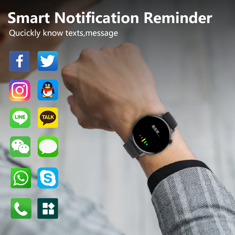 ECG monitor Smart Watch Non Invasive Blood Glucose Smart Watch with Blood Component Analysis by Wautton Outdoor Gear