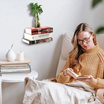 Floating Bookshelf Invisible Book Organizer-2