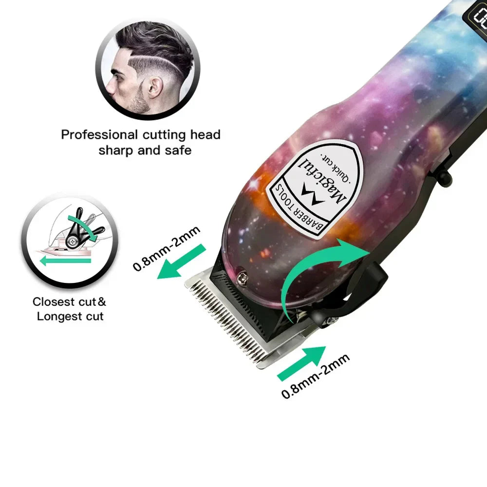 Hair Trimmer for Men Adjustable Electric Clipper with Digital Display-4