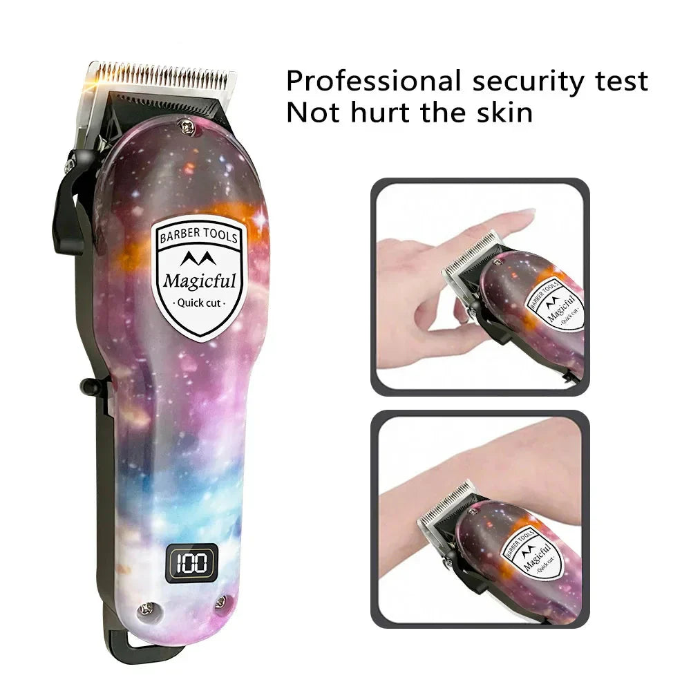 Hair Trimmer for Men Adjustable Electric Clipper with Digital Display-3