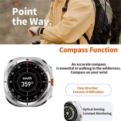 Watch 7 Ultra Smartwatch for Men & Women (Silver)-2