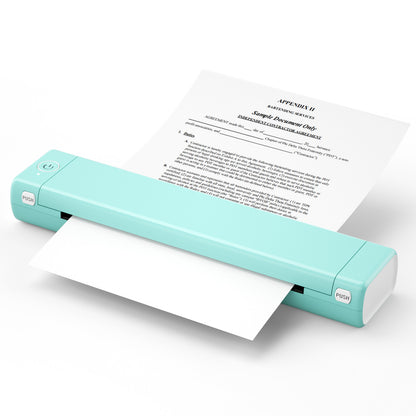 M08F Mini Imprimante Thermique Sans Encre Bureau Tatouage Portable A4 Imprimante de Question Incorrecte by Dropsure