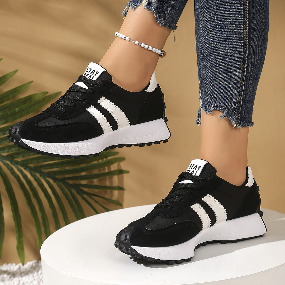 Chaussures de papa petite taille pour les femmes au printemps et à l’été 2025 nouveaux articles, chaussures décontractées d’étudiant à semelles épaisses célèbres sur Internet, chaussures de sport respirantes Forrest Gump pour les femmes by Dropsure