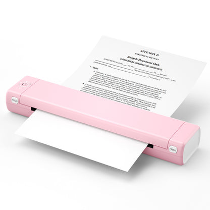 M08F Mini Imprimante Thermique Sans Encre Bureau Tatouage Portable A4 Imprimante de Question Incorrecte by Dropsure