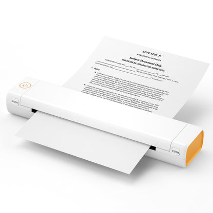 M08F Mini Imprimante Thermique Sans Encre Bureau Tatouage Portable A4 Imprimante de Question Incorrecte by Dropsure