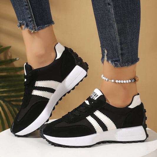 Chaussures de papa petite taille pour les femmes au printemps et à l’été 2025 nouveaux articles, chaussures décontractées d’étudiant à semelles épaisses célèbres sur Internet, chaussures de sport respirantes Forrest Gump pour les femmes by Dropsure