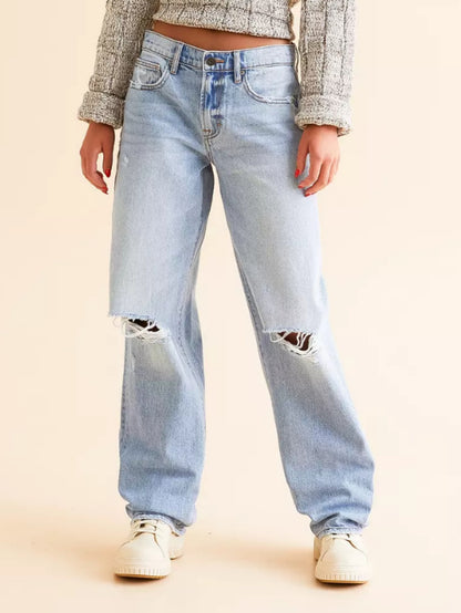 Nouveau jeans pour femmes mode décontractée vente chaude pantalon en denim déchiré by Dropsure