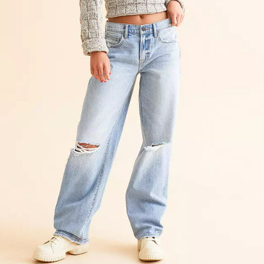 Nouveau jeans pour femmes mode décontractée vente chaude pantalon en denim déchiré by Dropsure