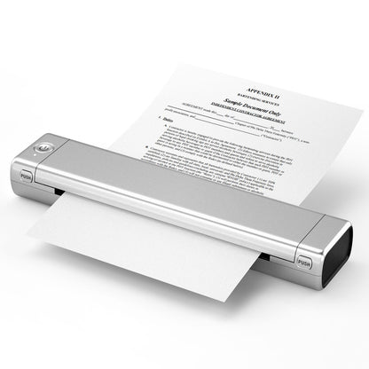 M08F Mini Imprimante Thermique Sans Encre Bureau Tatouage Portable A4 Imprimante de Question Incorrecte by Dropsure