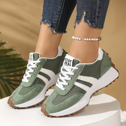 Chaussures de papa petite taille pour les femmes au printemps et à l’été 2025 nouveaux articles, chaussures décontractées d’étudiant à semelles épaisses célèbres sur Internet, chaussures de sport respirantes Forrest Gump pour les femmes by Dropsure