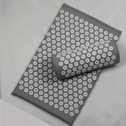 3PCS Yoga Acupressure Massage Mat Set(Dark Gray)-2