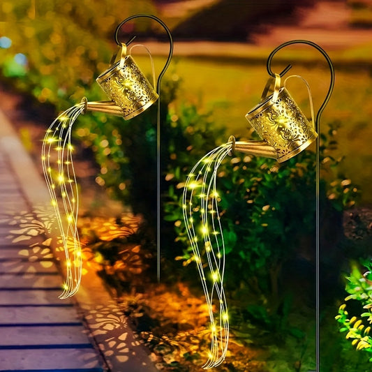 2-Function Solar Kettle Lamp Garden Light-1