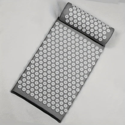 3PCS Yoga Acupressure Massage Mat Set(Dark Gray)-3