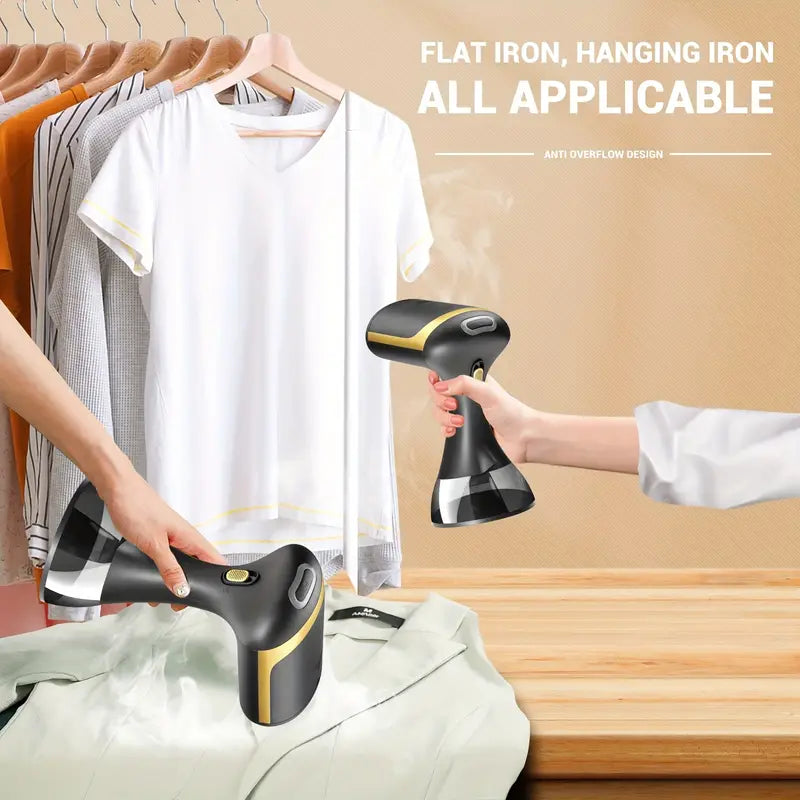 Household Commercial Hand-held Garment Steamer - Black-3