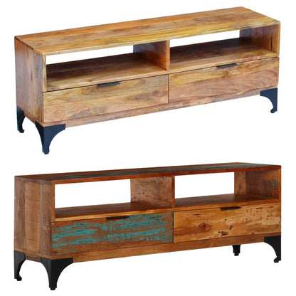 vidaXL TV Stand Monitor Stand Desktop Stand TV Console Media Unit Mango Wood by VidaXL