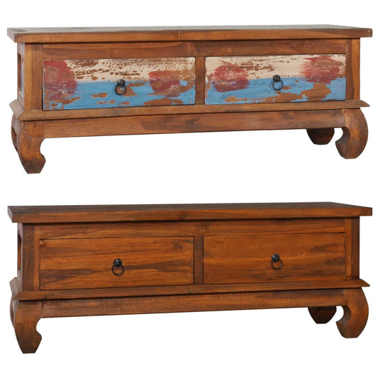 vidaXL TV Stand TV Unit Sideboard TV Console Media Unit Reclaimed Teak Wood by VidaXL